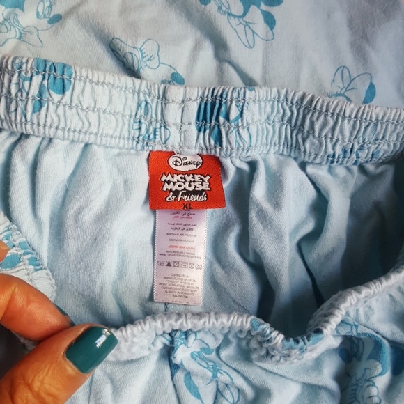 Kids Sz XL pajama Minnie Mouse blue pants USED pajamas clean - Picture 9 of 10